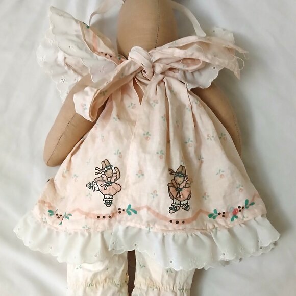 Vintage Rag Doll Bunny with Top and bottom pants - Picture 6 of 15